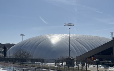 College Athletes and the Outside Community Brave Winter Elements in State-of-the-Art Sports Dome