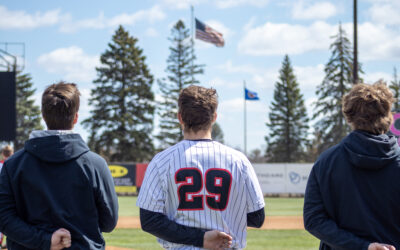 Huskies Split with Winona in Final Home Series  
