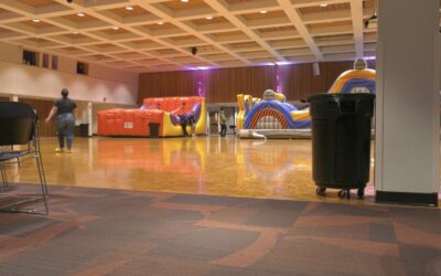 Nachos, Inflatables, and Picture Frames, was the End of the Semester Blizzard Bash
