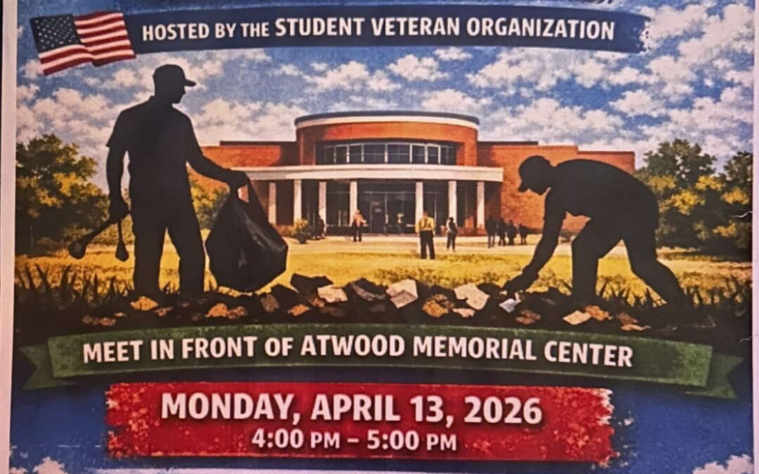 Student Veterans Organization Hosts Cleanup Across Campus
